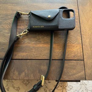 Bandolier Iphone 12 Pro Hailey Cross Body (Black/Gold)